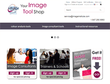 Tablet Screenshot of imageconsultantproducts.com